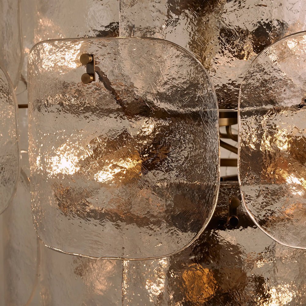 Blaire Tiered Blown Glass Chandelier - fovolighting