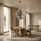 Blaire Tiered Blown Glass Chandelier - fovolighting