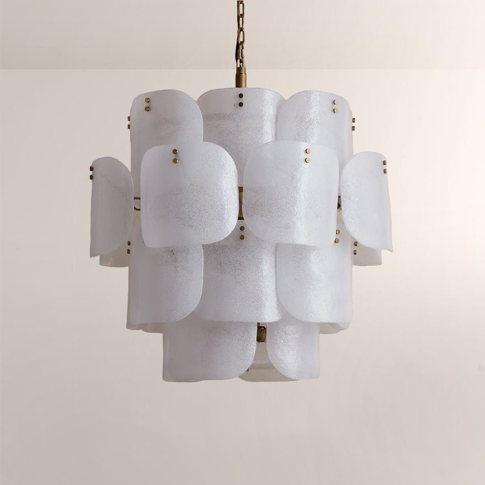 Blaire Tiered Blown Glass Chandelier - fovolighting