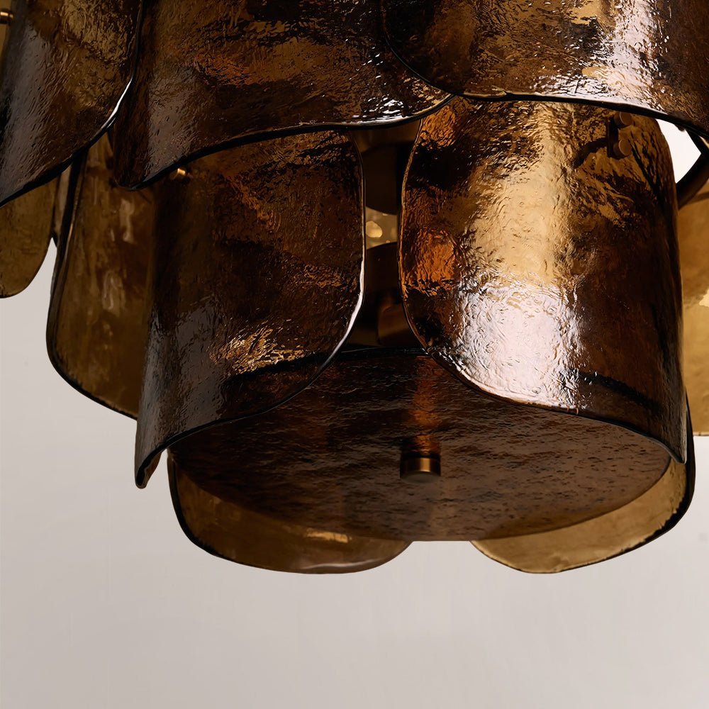 Blaire Tiered Blown Glass Chandelier - fovolighting