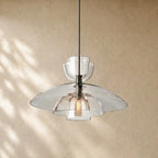 Blum Glass Cloche Grand Pendant - BRONZE / CLEAR