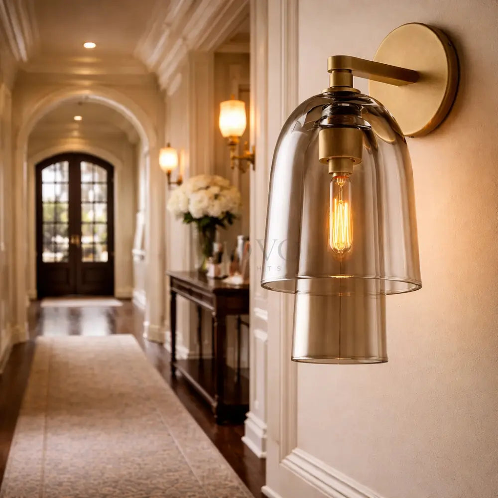 Blum Glass Flute Sconce