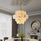 Bordwell Marble Chandelier 31" - fovolighting