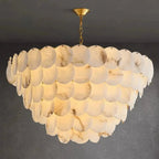 Bordwell Marble Chandelier 43" - fovolighting