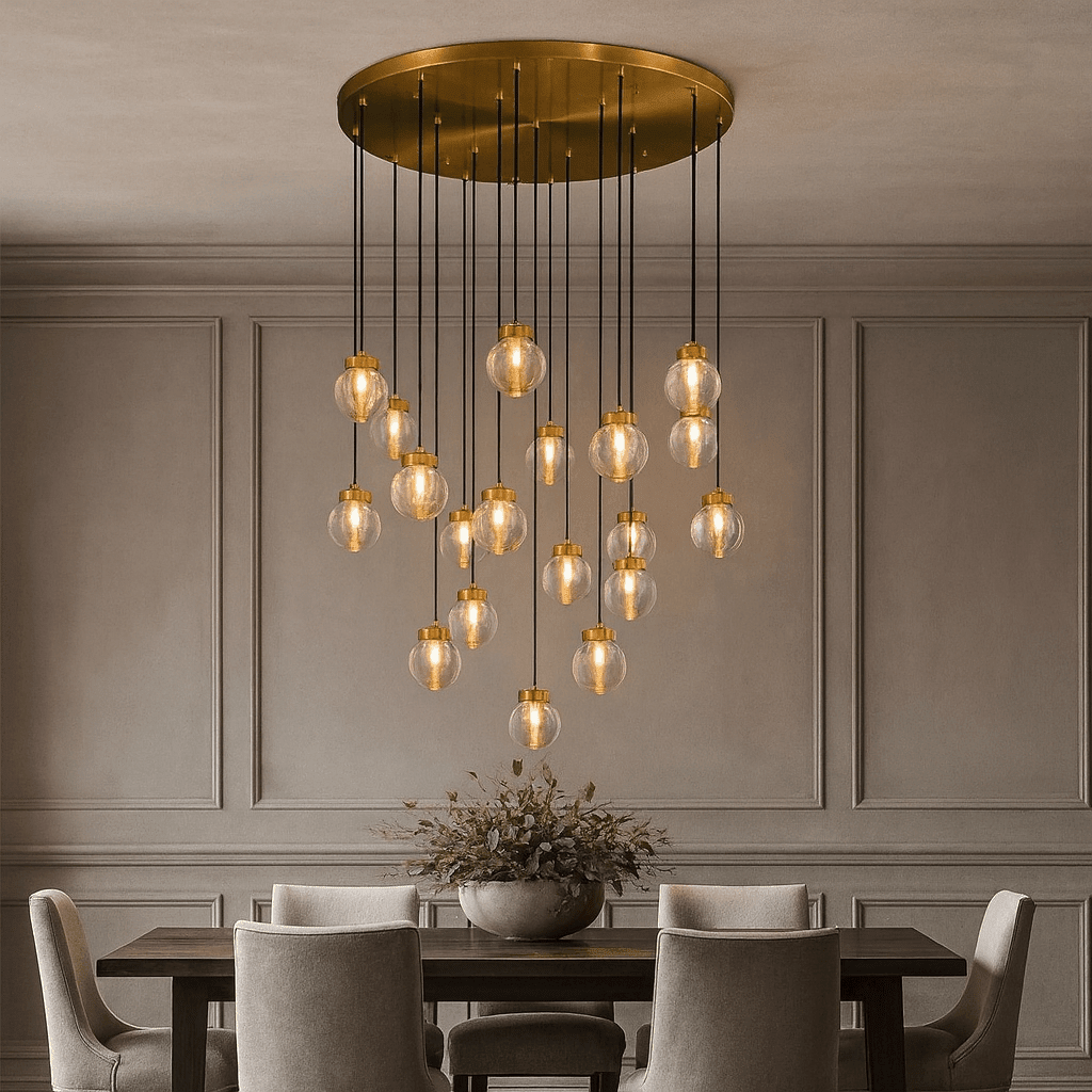 Bossen 19 - Globe Modern Chandelier - fovolighting