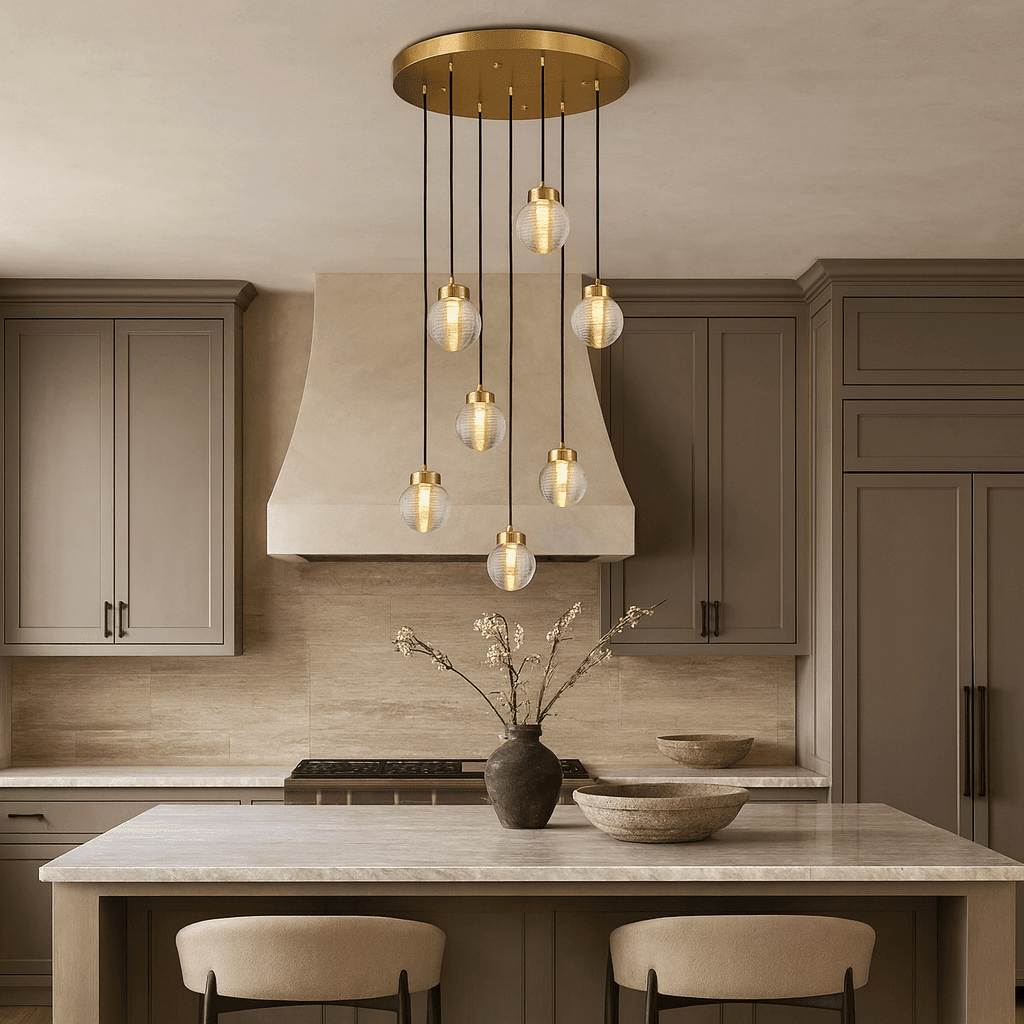 Bossen 7 - Globe Chandelier - fovolighting
