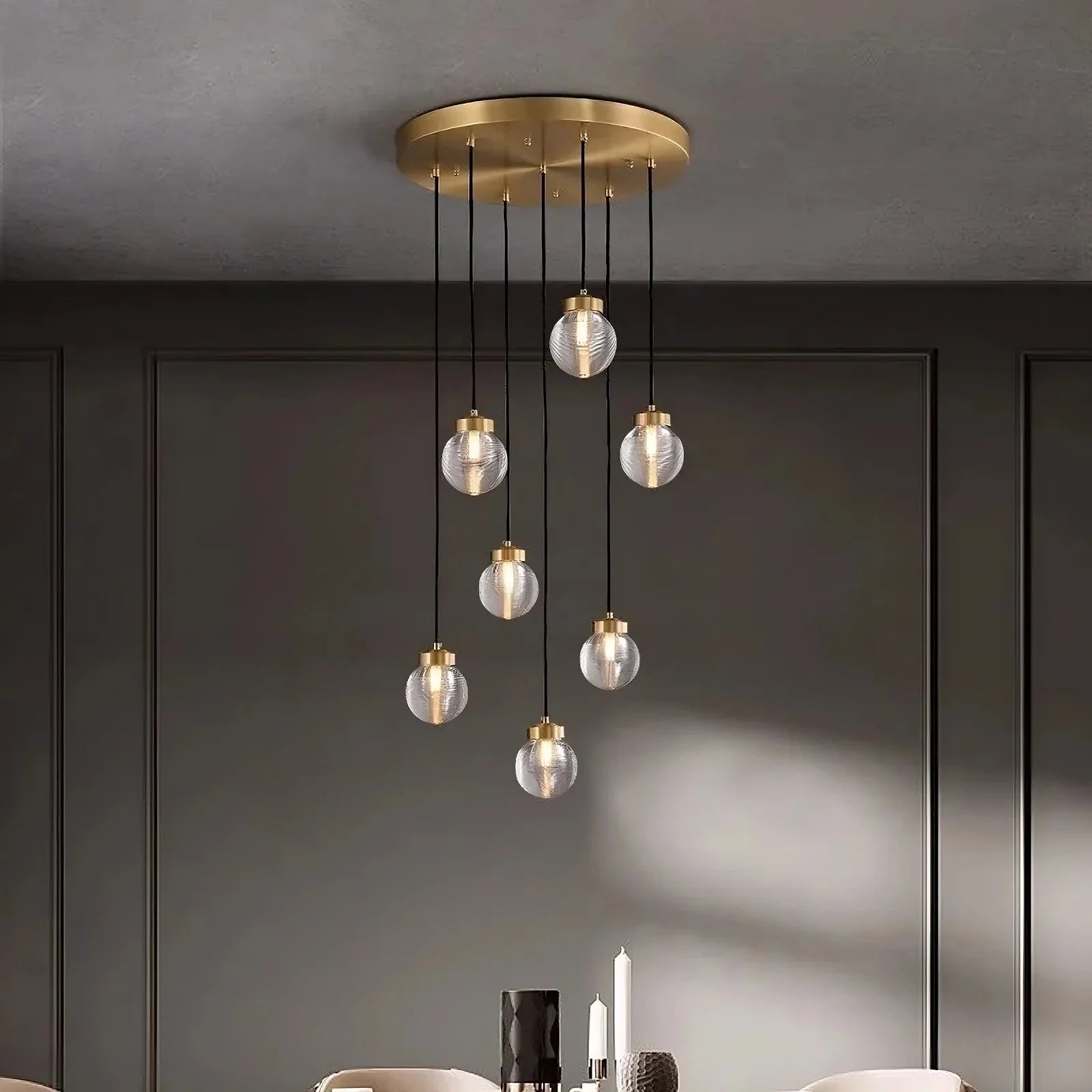 Bossen 7 - Globe Chandelier - fovolighting