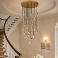 Boule do Cristal Round Cluster Chandelier - fovolighting