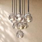 Boulee de Cristal Glass Round Cluster Chandelier