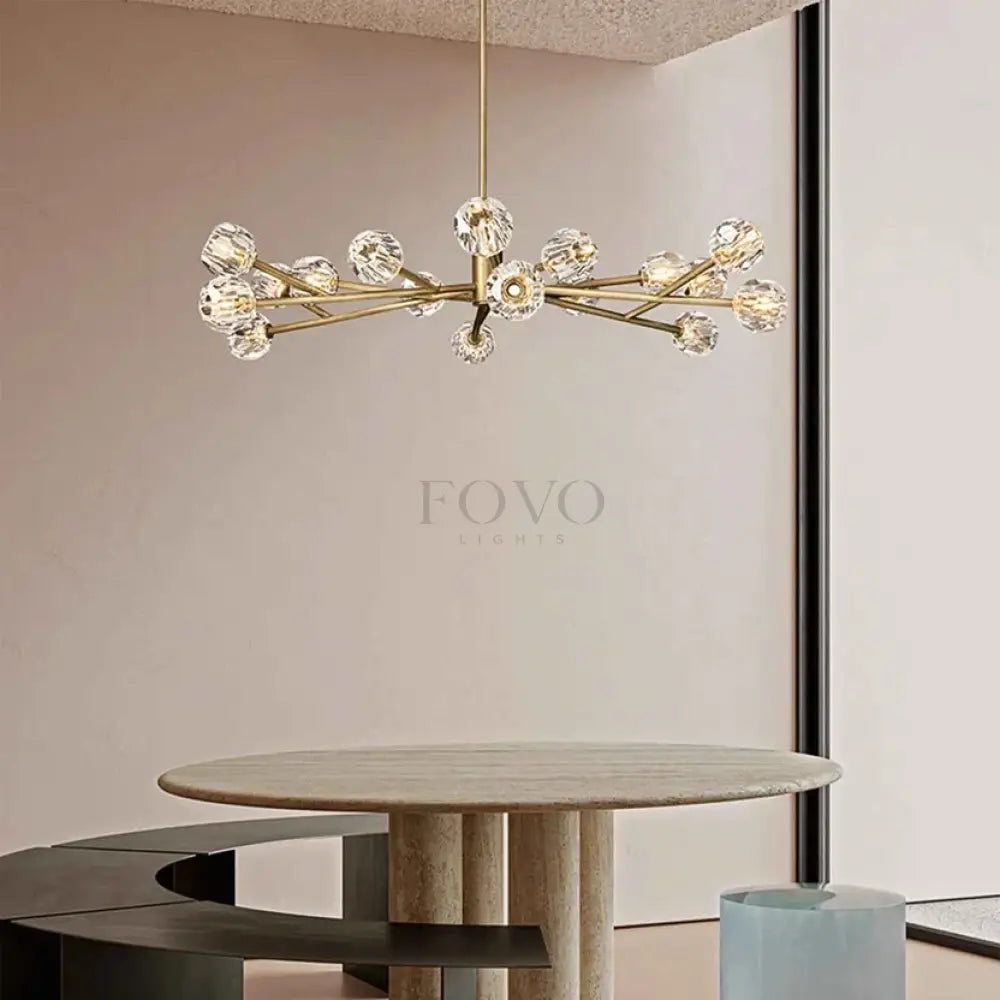 Boulee De Cristal Round Chandelier 24’’ 36’’ 48’’ 60’’ 72’’