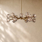 Boulee De Cristal Round Chandelier 24’’ 36’’ 48’’ 60’’ 72’’ - 36’’ / Clear / Brass
