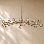 Boulee De Cristal Round Chandelier 24’’ 36’’ 48’’ 60’’ 72’’ - 60’’ / Clear / Brass