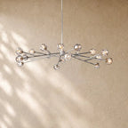 Boulee De Cristal Round Chandelier 24’’ 36’’ 48’’ 60’’ 72’’ - 60’’ / Clear / Nickle