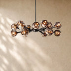 Boulee De Cristal Round Chandelier 24’’ 36’’ 48’’ 60’’ 72’’ - 36’’ / Smoke / Bronze