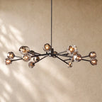Boulee De Cristal Round Chandelier 24’’ 36’’ 48’’ 60’’ 72’’ - 60’’ / Smoke / Bronze
