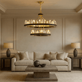 Brenton Crystal Farmhouse Chandelier - fovolighting