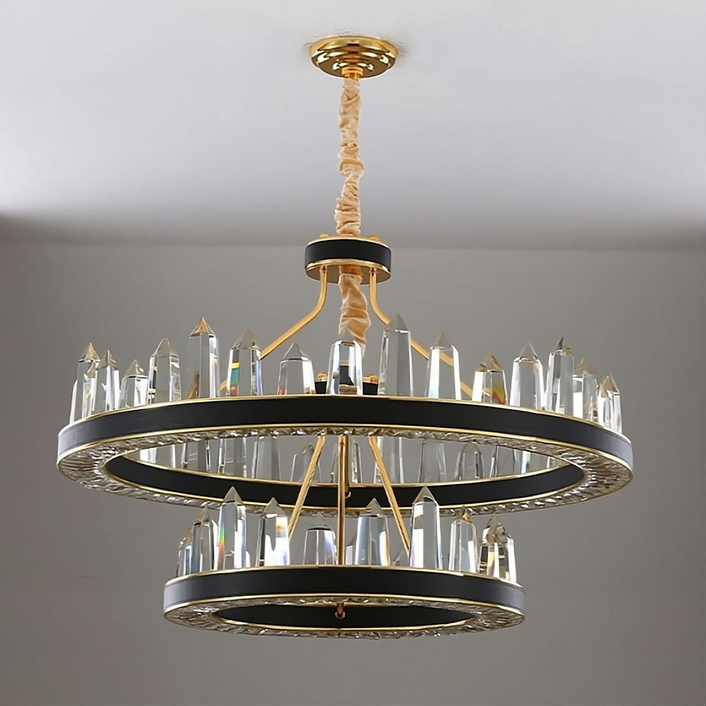 Brenton Crystal Farmhouse Chandelier - fovolighting