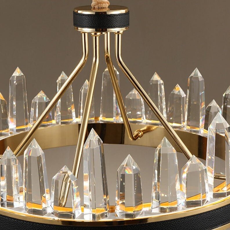 Brenton Crystal Farmhouse Chandelier - fovolighting