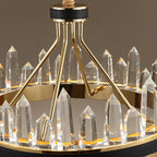 Brenton Crystal Farmhouse Chandelier - fovolighting