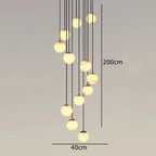 Brighton Marble Ball Chandelier - fovolighting