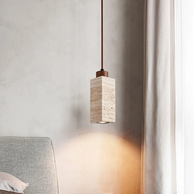 Brio Travertine Pendant Light - fovolighting