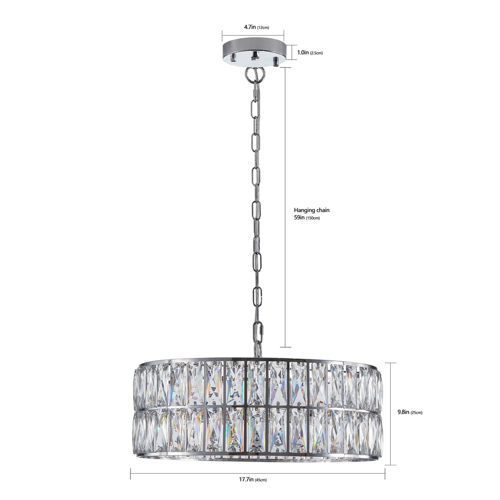 Brion Crystal Kitchen Chandelier - fovolighting