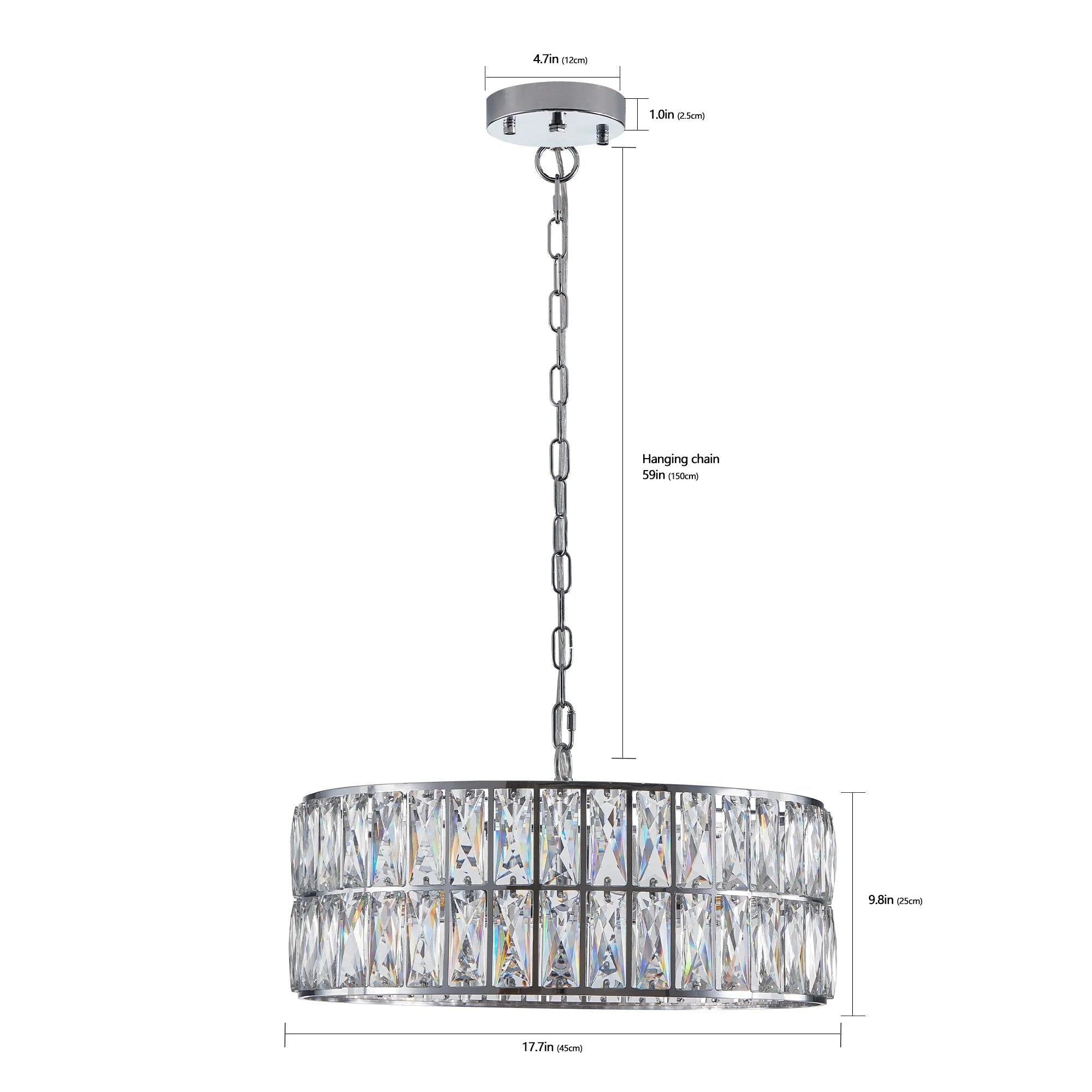 Brion Crystal Kitchen Chandelier - fovolighting