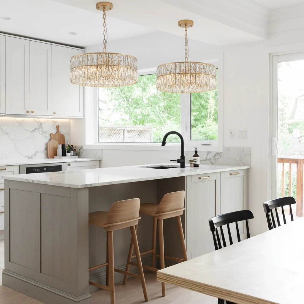 Brion Crystal Kitchen Chandelier - fovolighting