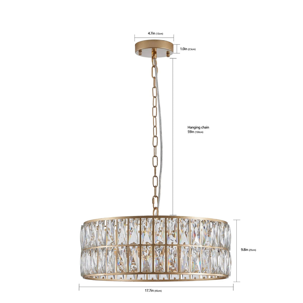 Brion Crystal Kitchen Chandelier - fovolighting