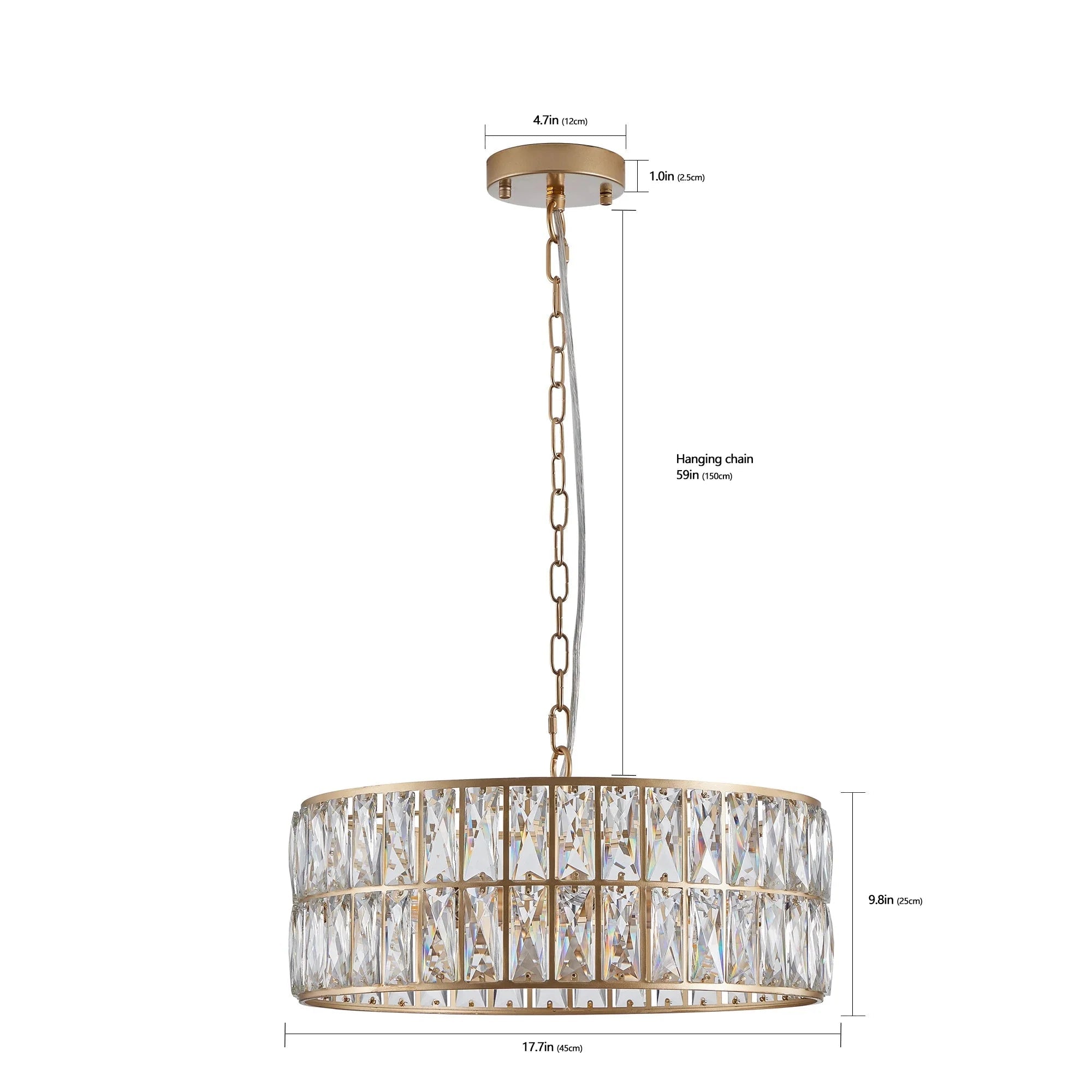 Brion Crystal Kitchen Chandelier - fovolighting