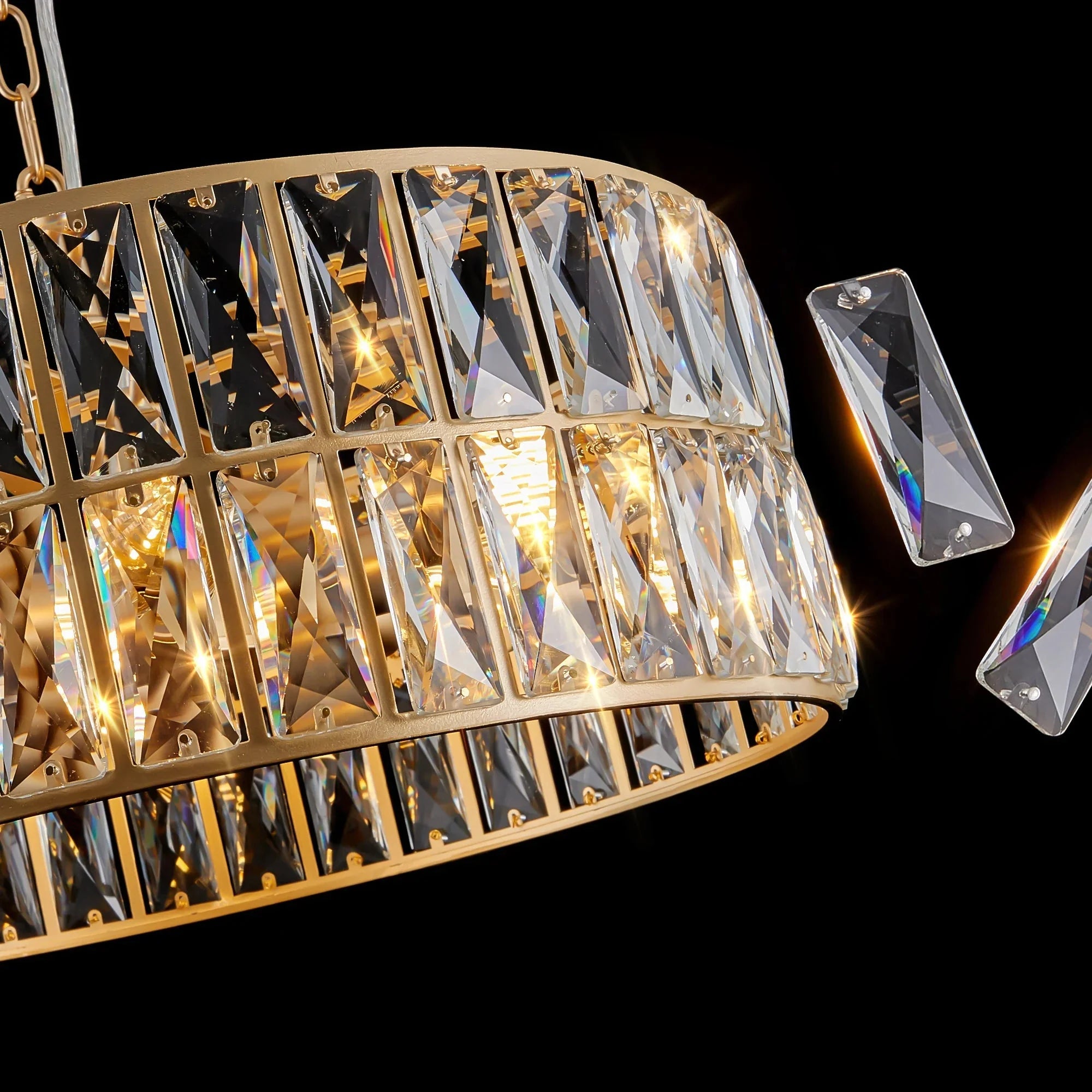 Brion Crystal Kitchen Chandelier - fovolighting