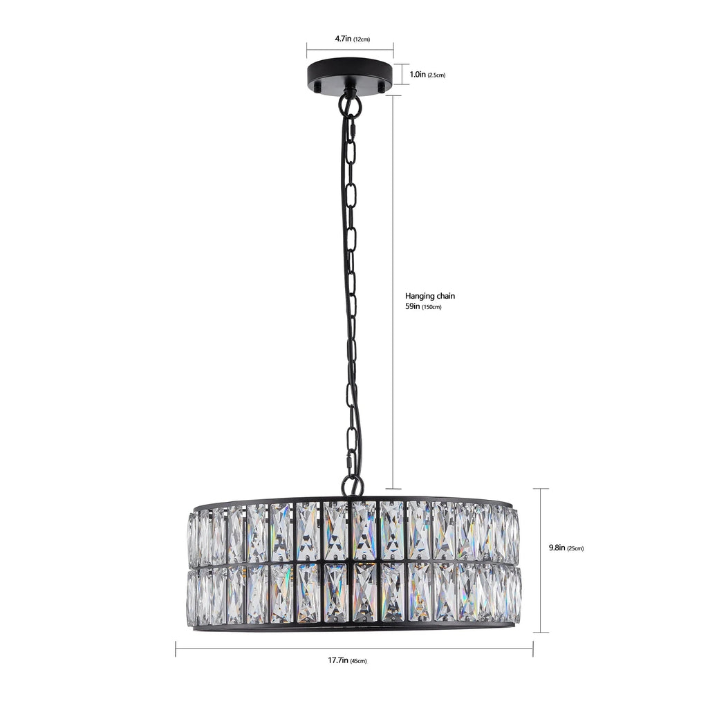 Brion Crystal Kitchen Chandelier - fovolighting