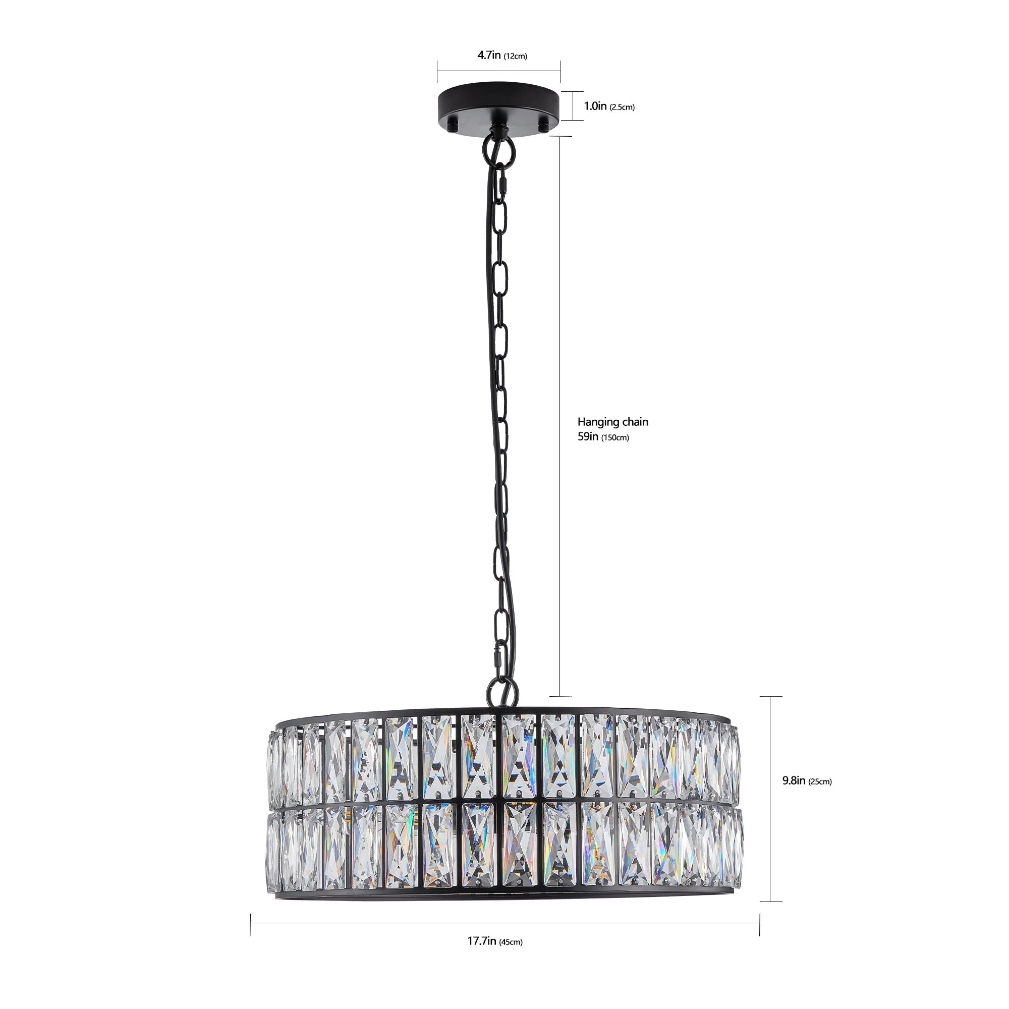 Brion Crystal Kitchen Chandelier - fovolighting