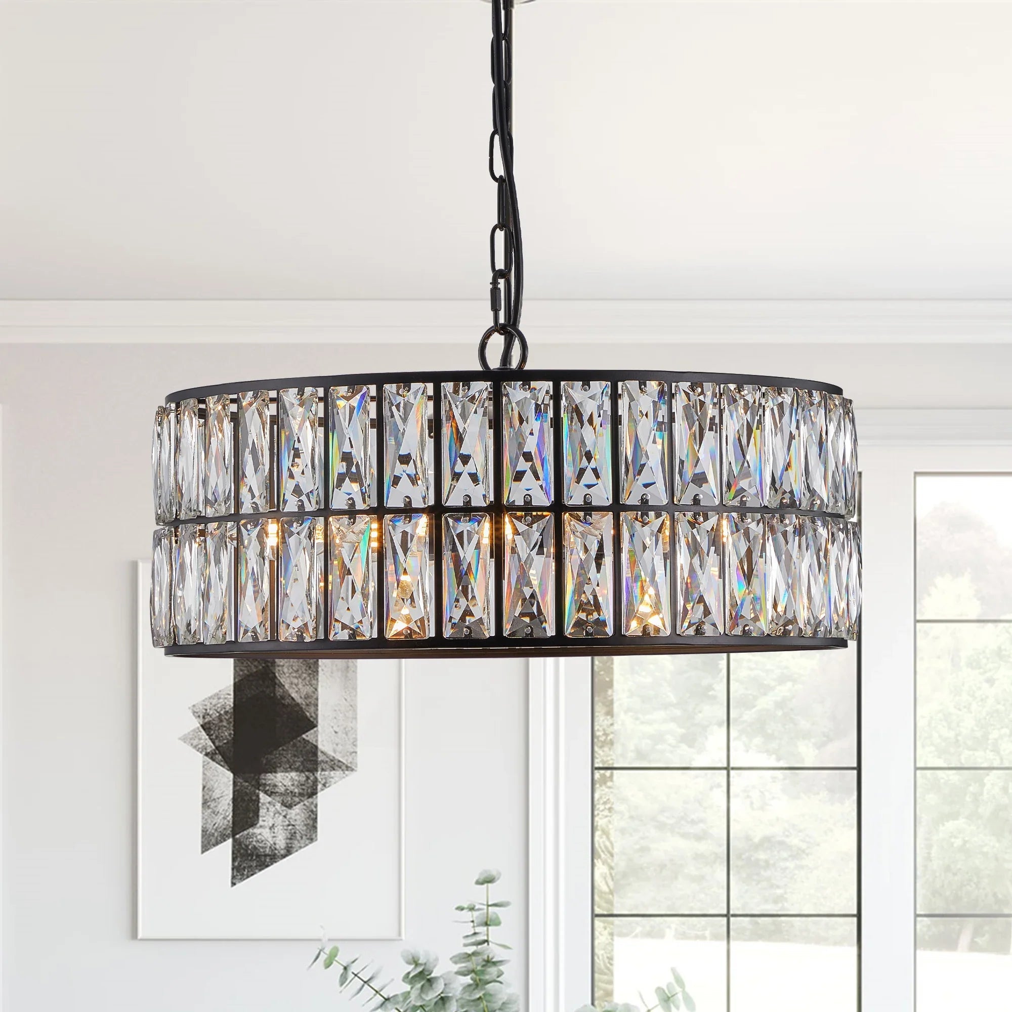 Brion Crystal Kitchen Chandelier - fovolighting