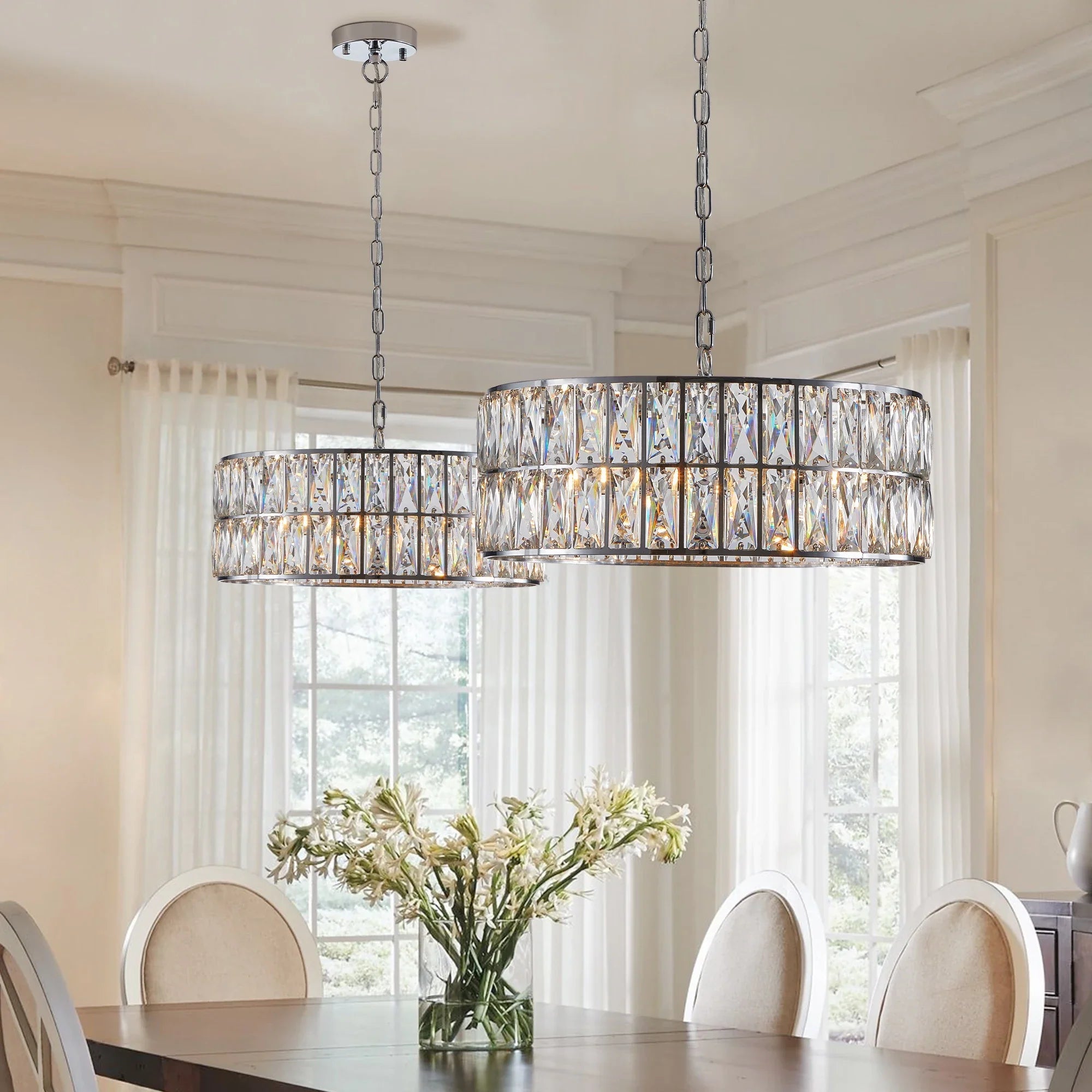 Brion Crystal Kitchen Chandelier - fovolighting