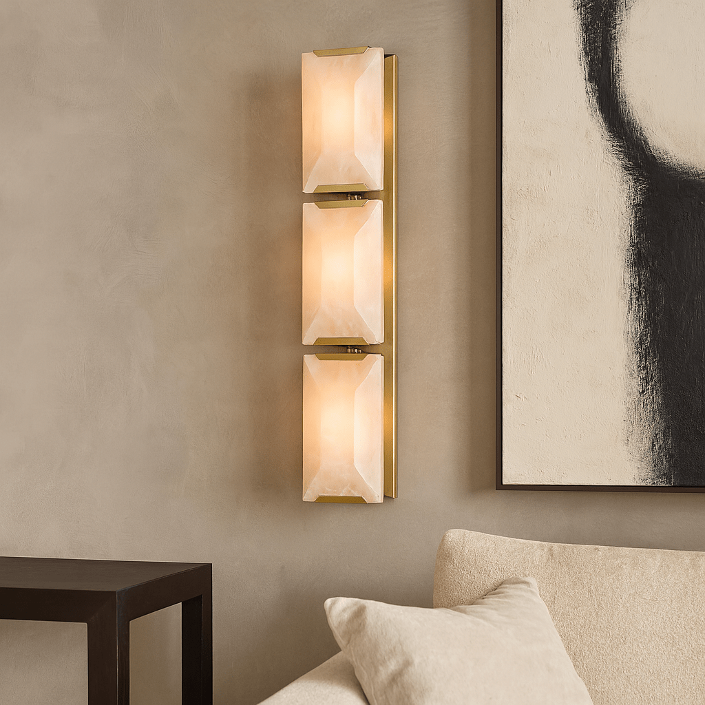 Brookhill Calcite Crystal Sconce - fovolighting