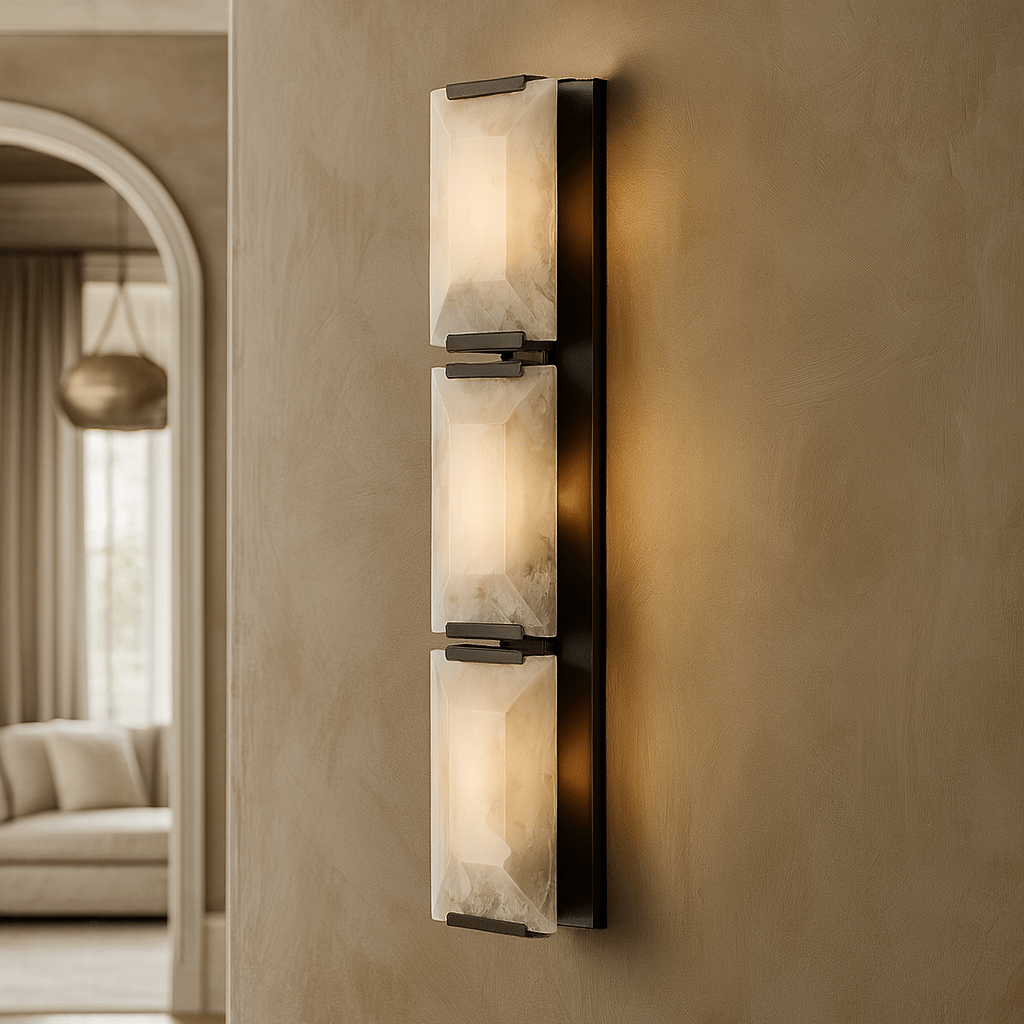 Brookhill Calcite Crystal Sconce - fovolighting