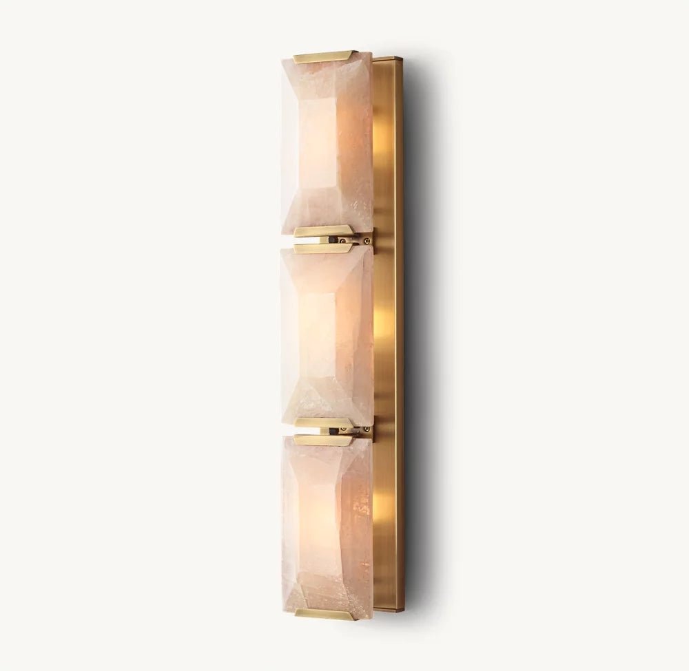 Brookhill Calcite Crystal Sconce - fovolighting