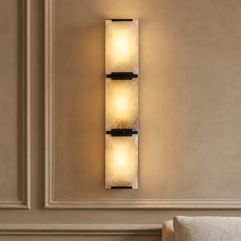 Brookhill Calcite Crystal Sconce - fovolighting