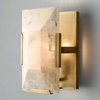 Brookhill Calcite Crystal Wall Sconce - fovolighting