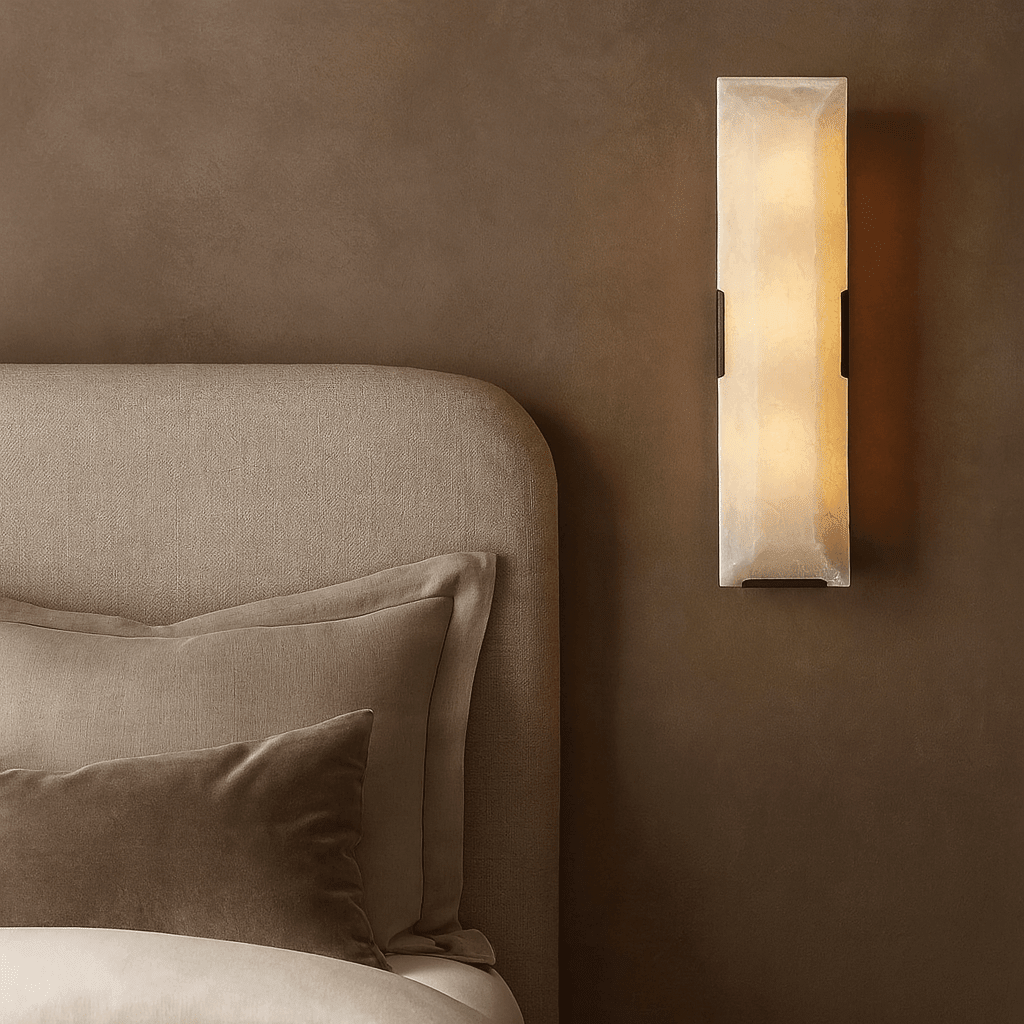 Brookhill Calcite Wall Sconce - fovolighting