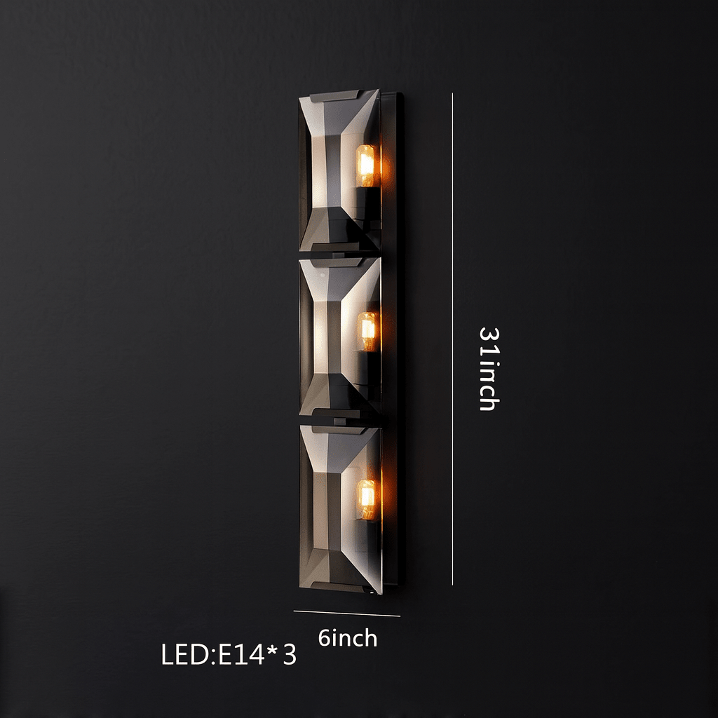 Brookhill Crystal Wall Sconce - fovolighting
