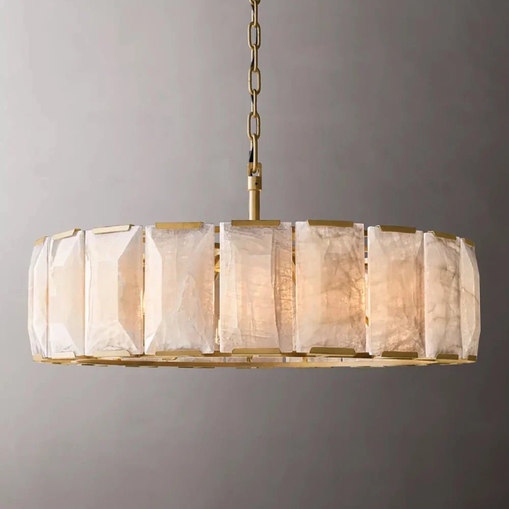 Brookhill Modern Calcite Chandelier - fovolighting
