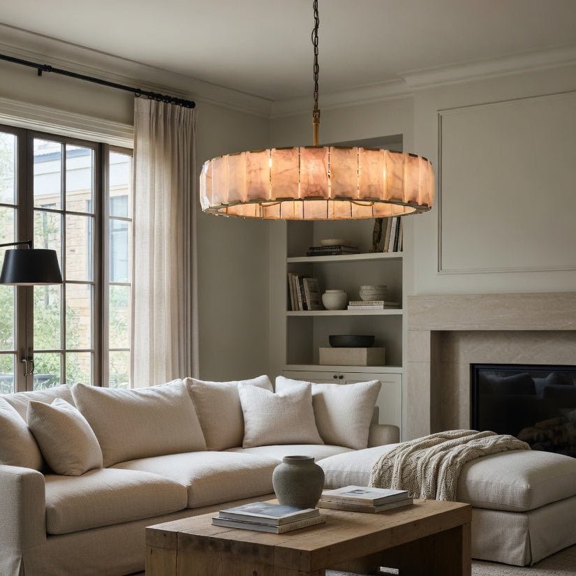 Brookhill Modern Calcite Chandelier - fovolighting