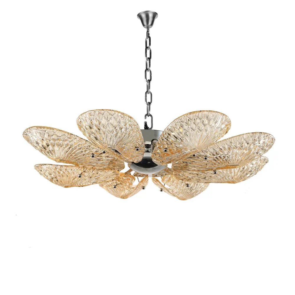 BU Bella Murano Glass Flower Chandelier - fovolighting