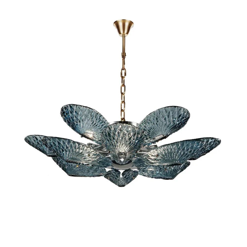BU Bella Murano Glass Flower Chandelier - fovolighting
