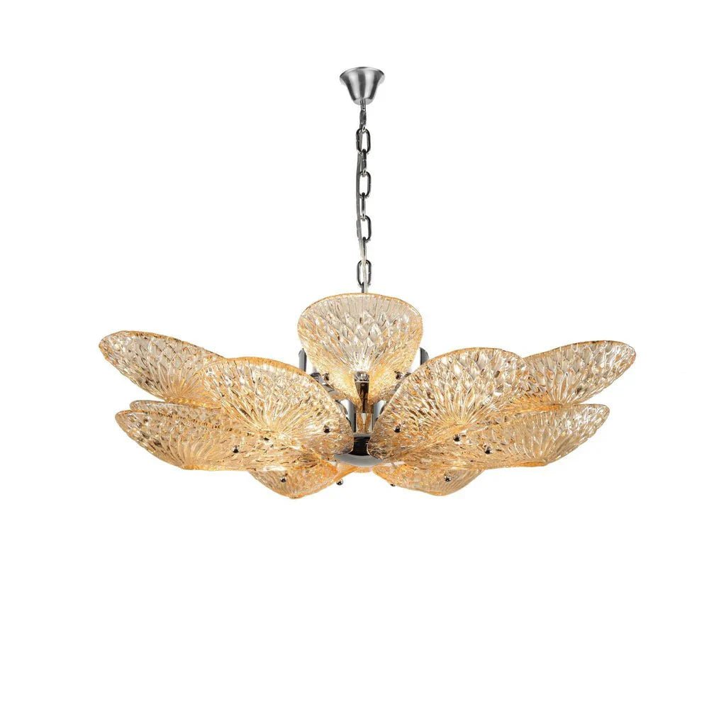 BU Bella Murano Glass Flower Chandelier - fovolighting
