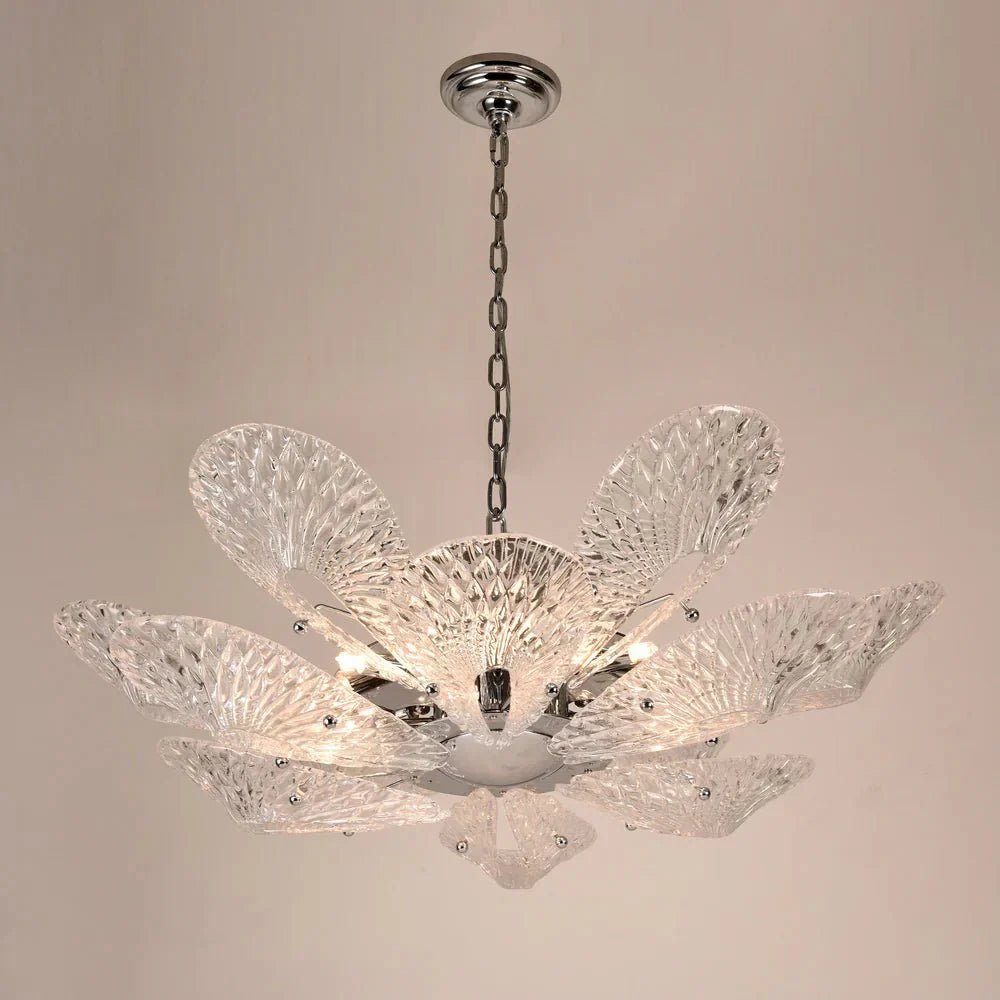 BU Bella Murano Glass Flower Chandelier - fovolighting
