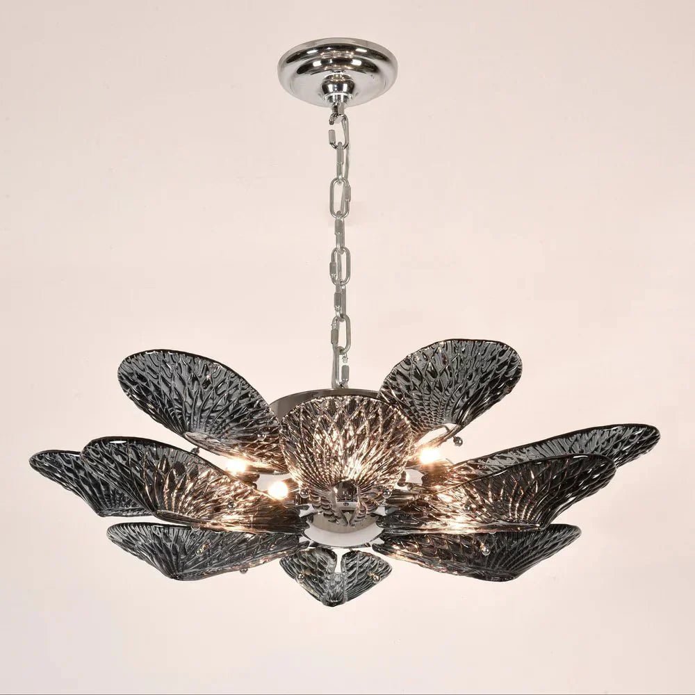 BU Bella Murano Glass Flower Chandelier - fovolighting