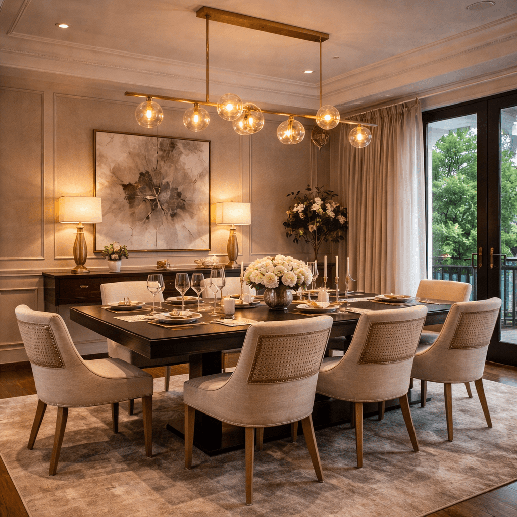 Bubble Clear Glass Linear Chandelier 61'' 79''for Dining room - fovolighting